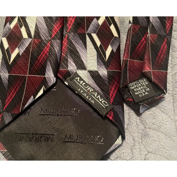 Murano Italia 100 % Silk Tie - Picture 2 of 3